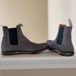 Common Projects Suede Chelsea Boot - Dark Grey